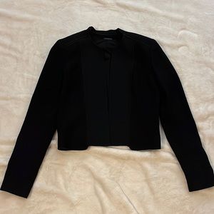 Elie Tahari black open front blazer size 4